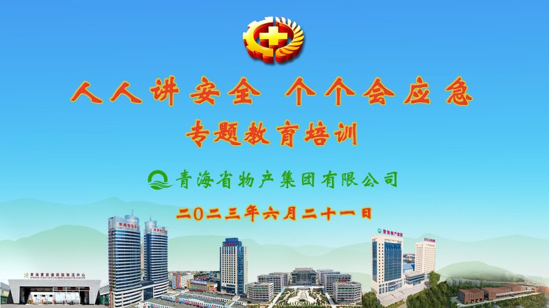 提高安全管理水平 落實(shí)全員安全責(zé)任&mdash;&mdash;集團(tuán)安委會(huì)舉辦2023年&ldquo;人人講安全，個(gè)個(gè)會(huì)應(yīng)急&rdquo;專題教育培訓(xùn)