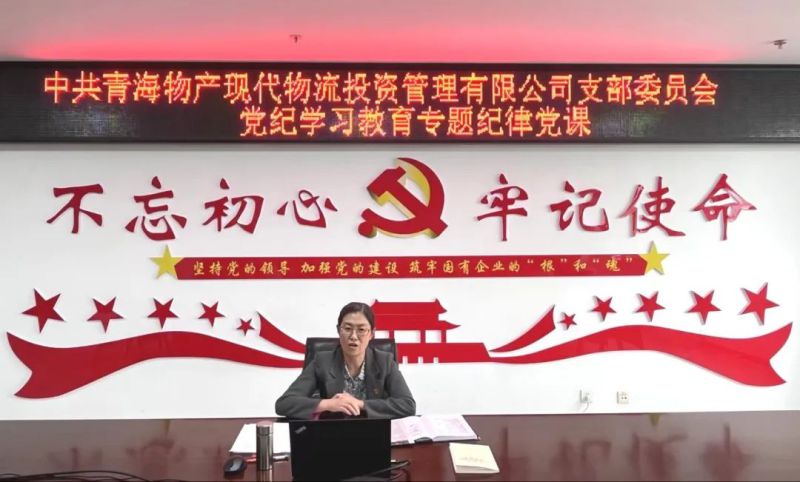 嚴(yán)明紀(jì)律作風(fēng) 永葆政治本色&mdash;&mdash;集團(tuán)黨委書記、董事長(zhǎng)劉玲同志講授專題紀(jì)律黨課