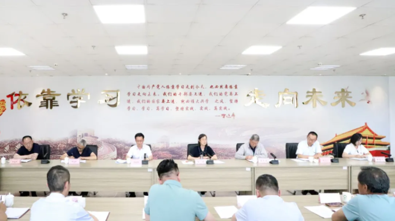 集團黨委書記為黨員領導干部講授學習教育專題黨課