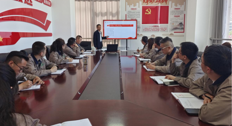 恪守&ldquo;六大紀(jì)律&rdquo; 筑牢思想根基&mdash;&mdash;集團(tuán)黨委委員、紀(jì)委書記赴朝物開投公司黨支部講授專題黨課